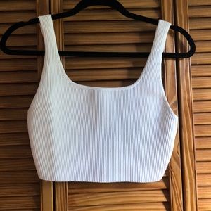 Aritzia/Wilfred Cropped Sculpt Top (Arjun)